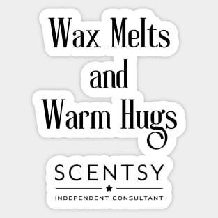 wax melts and warm hugs Sticker